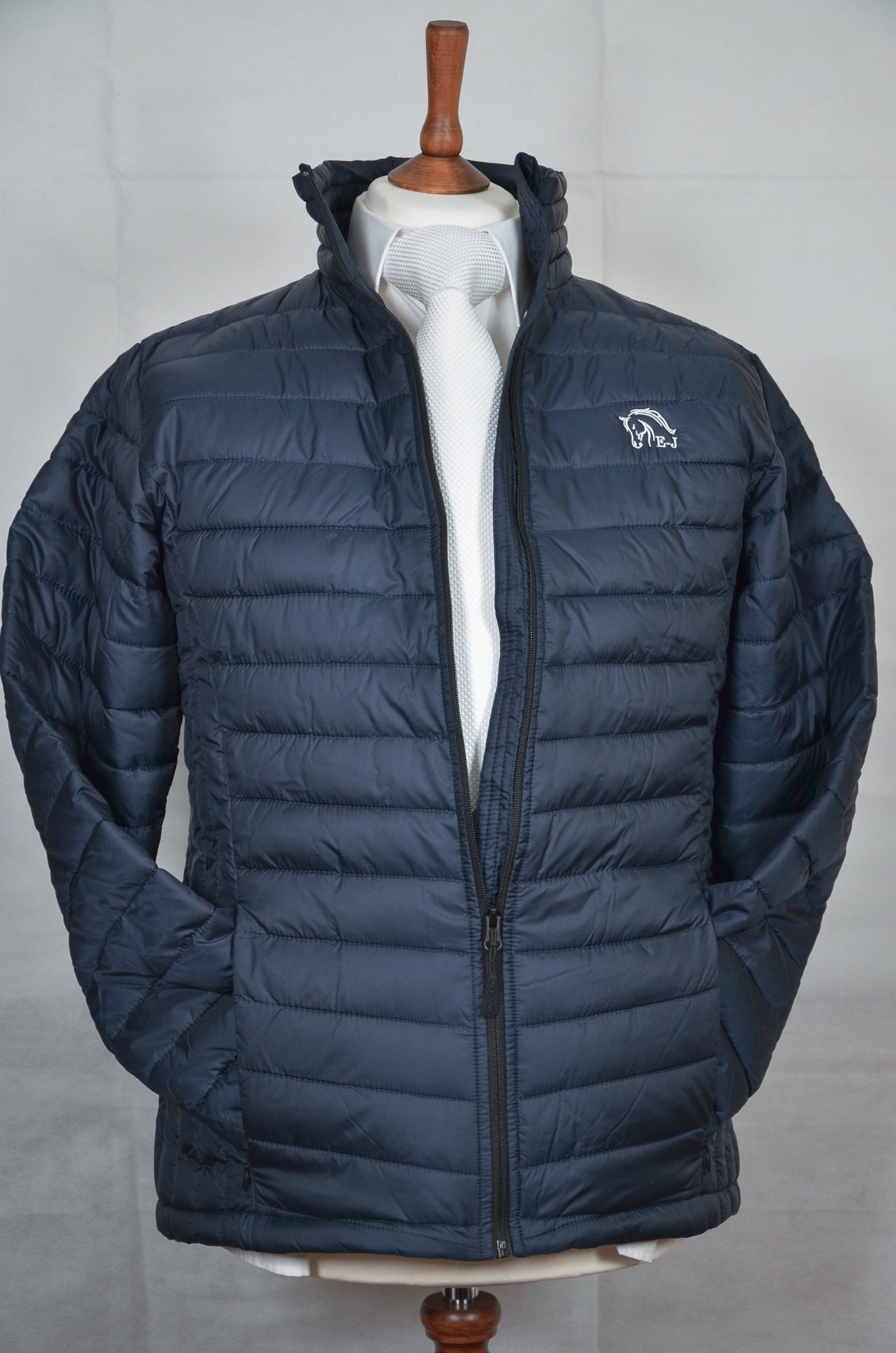 mens navy padded parka