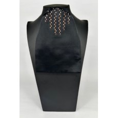 "BLING" (08) Black Contrast Colour Middle with Rose Gold Crystals "BLING" (08) Black Contrast Colour Middle with Rose Gold Crystals