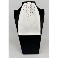 "BLING" (33) Bright White Contrast Colour Middle with Rose Gold & Denim Crystals & Pearls "BLING" (33) Bright White Contrast Colour Middle with Rose Gold & Denim Crystals & Pearls