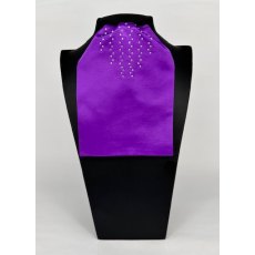 "BLING" (14) Bright Purple Contrast Colour Middle with Clear Crystals "BLING" (14) Bright Purple Contrast Colour Middle with Clear Crystals