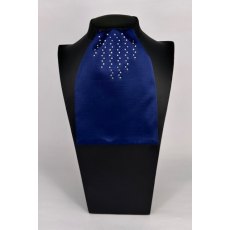 "BLING" (61) French Navy Contrast Colour Middle with Clear Crystals "BLING" (61) French Navy Contrast Colour Middle with Clear Crystals