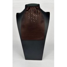 "BLING" (73) New Brown Contrast Colour Middle with Brown, Gold & AB Crystals "BLING" (73) New Brown Contrast Colour Middle with Brown, Gold & AB Crystals